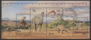 Australia 1993 Dinosaurs Mini Sheet Used/CTO - Picture 1 of 1