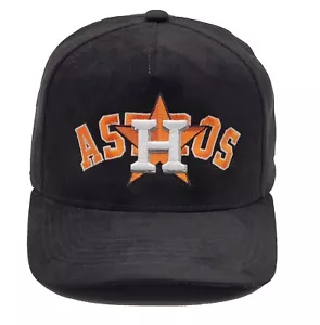 Brand New Houston "ASHOS" Astros Overlap Hat - Snap Back - BLACK - SHIPS FREE - Picture 1 of 6