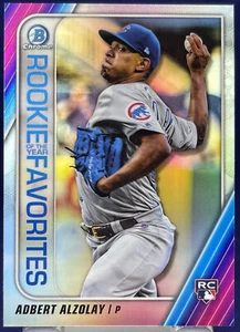 Bowman Chrome 2020 ADBERT ALZOLAY CHICAGO CUBS NOVATO DEL AÑO FAVORITOS RC - Imagen 1 de 2