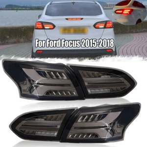 Rear Lamp Turn Signal Sedan For Ford Focus 2015- 17 2018 LED Taillight Assembly - Picture 1 of 13