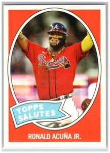 #44 Ronald Acuna Jr Atlanta Braves 2024 Topps Throwback Thursday - Picture 1 of 2