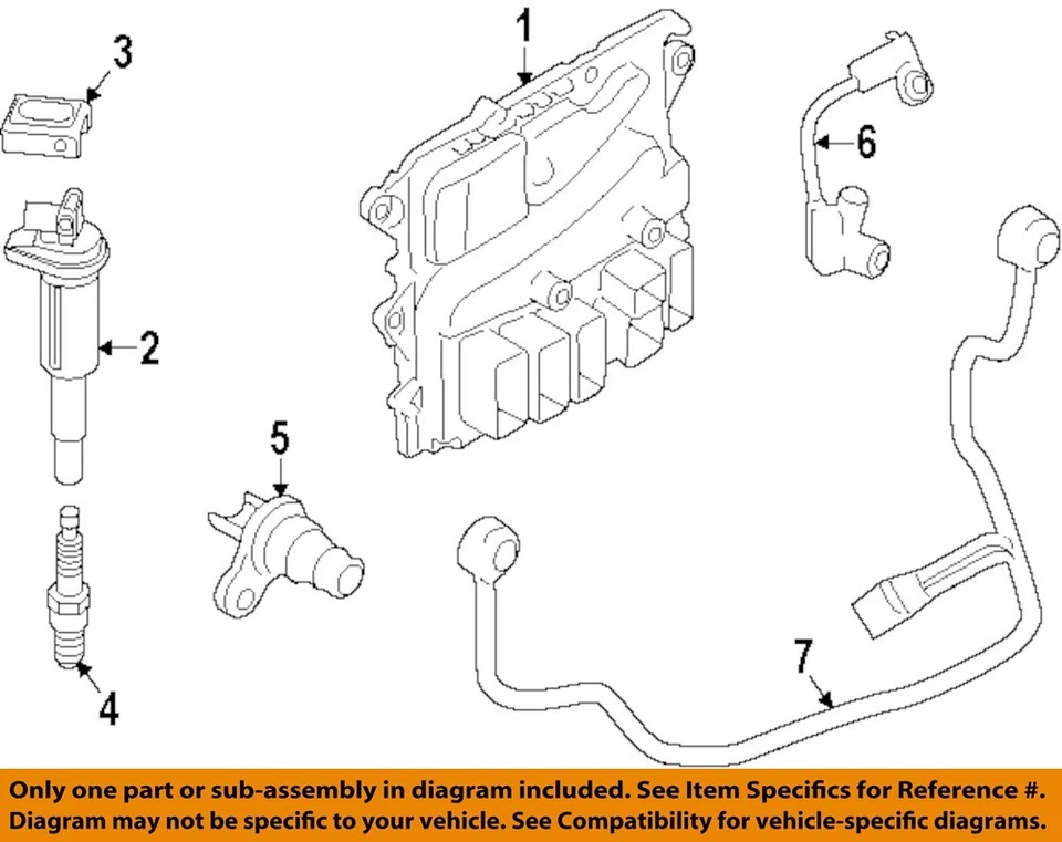 Sistema de encendido eléctrico BMW OEM 10-20 135i - Sensor Crnkshft 13627582842 Foto 1 de 1