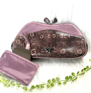 PRADA Clutch / Cosmetic Pouch with Clasp - Picture 1 of 18
