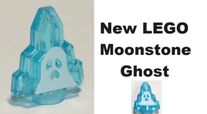 New LEGO Ghost Moonstone Stepped Trans Blue Moon Stone Printed Part 2012 Vampire - Picture 1 of 1