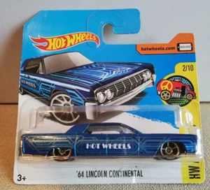 Hot Wheels Hw Art Cars 2/10 : '64 Lincoln Continental NUOVO Gd33 - Foto 1 di 1