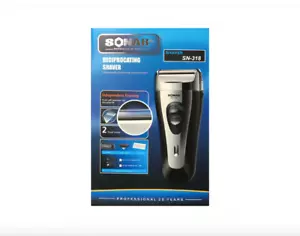 Nuevo Sonar Eléctrico Doble Cortador Afeitadora Cortapelos Micro-USB Reino Unido - Imagen 1 de 1