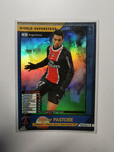 Panini WCCF 2011 2012 Pastore PSG Argentina RARE!!!