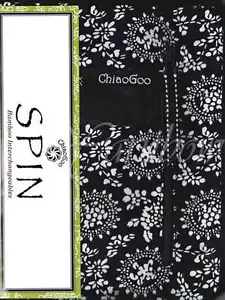 ChiaoGoo ::SPIN Bamboo Interchangeables:: Complete: US2 (2.75mm) - US15 (10mm) - Picture 1 of 1