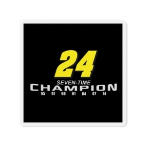 Jeff Gordon 7 Time Champion Die-Cut Magnets - Imagen 1 de 16