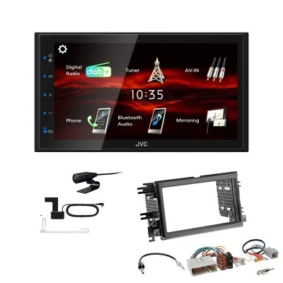 JVC KW-M180DBT 2DIN DAB+ Autoradio für Ford F150 2004-2008 schwarz - Bild 1 von 4
