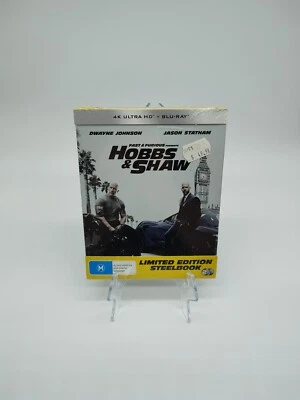 *NEW & SEALED* FAST & FURIOUS HOBBS & SHAW 4K UHD/BLU-RAY STEELBOOK (2 DISC SET) - image 1 of 4
