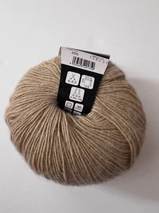 Lana Grossa, NEW, Ecopuno, 1 ball, beige (#55), cotton/merino/alpaca, 235 yds - Picture 1 of 5