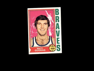 1974 Topps 117 Matt Guokas EX-MT #D1,214951 - Image 1 of 2