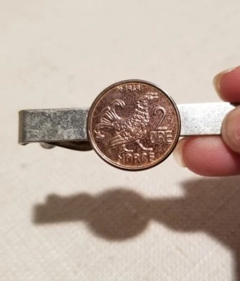 Moneda Mundial Noruega 1962 2 Minerales Bronce Norge Escandinavo Moro Pollo Corbata Clip Foto 1 de 4