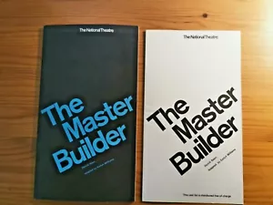 The Master Builder / National Theatre playbill & cast / LAURENCE OLIVIER / 1965 - Picture 1 of 2