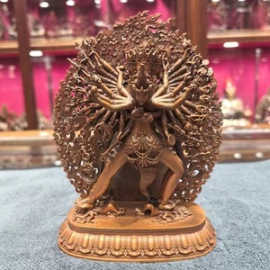 china Time Wheel King Kong H 15cm Big Weide King Kong bronze buddha statue - Picture 1 of 5