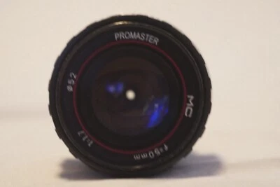 Promaster MC 50mm F / 1.7 Standard Prime MF Lens Vintage - Image 1 of 4