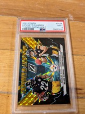 2022 Zenith Kenny Pickett Najee Harris Thunder & Lightning /10 Gold Steelers