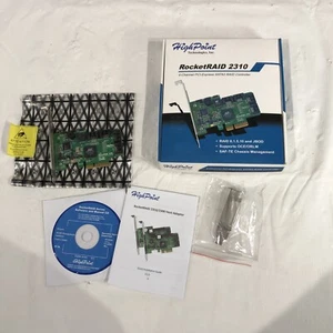 HighPoint RocketRAID 2310 4 Channel SATA II PCIe x4 Controller - Picture 1 of 7