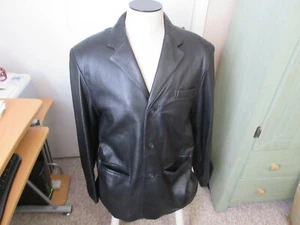 J. Ferrar Leather Blazer men's - Picture 1 of 8