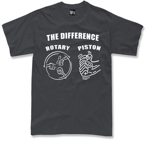 Camiseta Wankel Rotary vs Piston Camiseta divertida para fans de Mazda rx7 rx8 etc  - Imagen 1 de 12