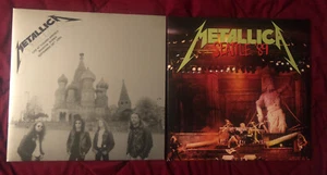 METALLICA 5LP Vinyl Set : SEATTLE ‘89 3LP / Russia ‘91 2LP Blackened NEW - Imagen 1 de 12