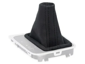 FOR VW GOLF VII MK7 2013-2019 DSG GEAR SHIFT BOOT GAITER ALCANTARA STITCH BLACK - Picture 1 of 5