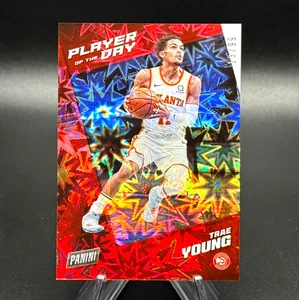 Trae Young 2021-22 Panini Player of the Day KABOOM! #'d /99 SSP Atlanta Hawks - Picture 1 of 11