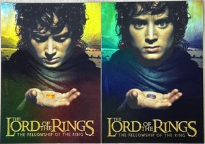 Lord Of The Rings: Fellowship Of The Ring 2001 Topps Bonus Foil Card Set 2 Of 2 - Imagen 1 de 5