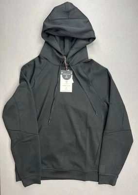 Sudadera con Capucha Kenneth Cole Para Hombres Colección Moab Negra Polar Talla M - $79 Foto 1 de 4