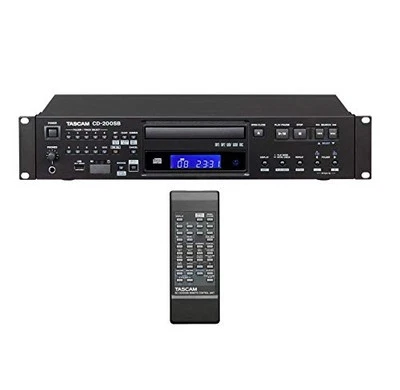 TASCAM CD-200SB Single SD/SDHC  USB & CD Professional 2U Rackmountable Player - Image 1 of 4