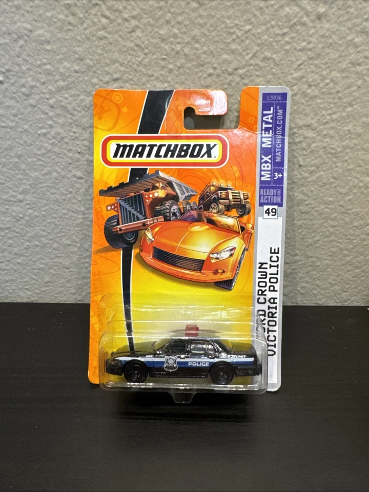 MATCHBOX 2007 MBX Metal #49 Ford Crown Victoria Police Car  - Image 1 of 1