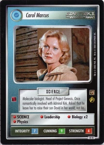 Star Trek CCG Carol Marcus Near-Mint/NM Rare – TMP 2002 - Bild 1 von 1