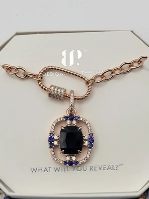 Collar enchapado en oro rosa Bomb Party septiembre 2025 fue un cumplido NK82303 Foto 1 de 2