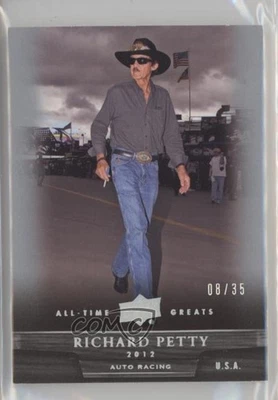 2012 Upper Deck UD All-Time Greats Silver Spectrum /35 Richard Petty #54 HOF - Image 1 of 2