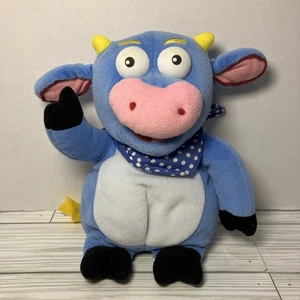 Dora the Explorer Benny the Blue Bull 10” 2002 Gund Plush Cow Hard To Find Rare  - Picture 1 of 7