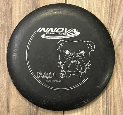 Innova DX Bulldog PFN 169g Rare OOP Multi Purpose Disc Golf Black - Image 1 of 4