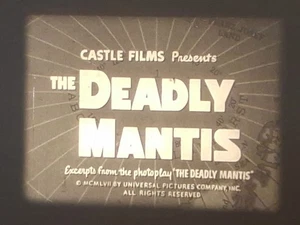 THE DEADLY MANTIS 1957 16MM B/W SOUND 400FT CINE FILM - Picture 1 of 15