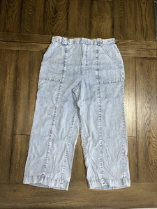 Jane And Delancey Pull On Pants Jeans Womens L Lyocell Elastic Pockets Wide Leg - Bild 1 von 7