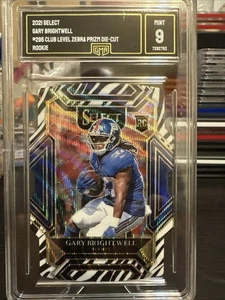 2022 Select Gary Brightwell Club Level Zebra Prizm Die-Cut RC GMA 9 - Picture 1 of 15