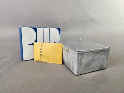 BUD INDUSTRIES Sold in PAIRS - BUD CU-234 Aluminum Econobox Project Electronics Box