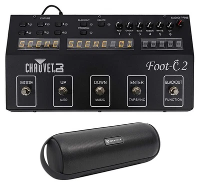 Chauvet DJ Foot C-2 36-Channel DMX Foot Controller, MIDI Input w/Display+Speaker - Image 1 of 4