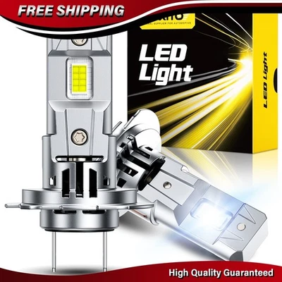 AUXITO H7 LED Bulbs 6500K Cool White Hi/Lo Beam Plug and Play Halogen Replace - Image 1 of 4