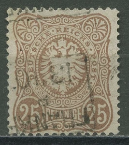 Deutsches Reich 1875 PFENNIGE 35 aa gestempelt geprüft, minimal dünn - Bild 1 von 1