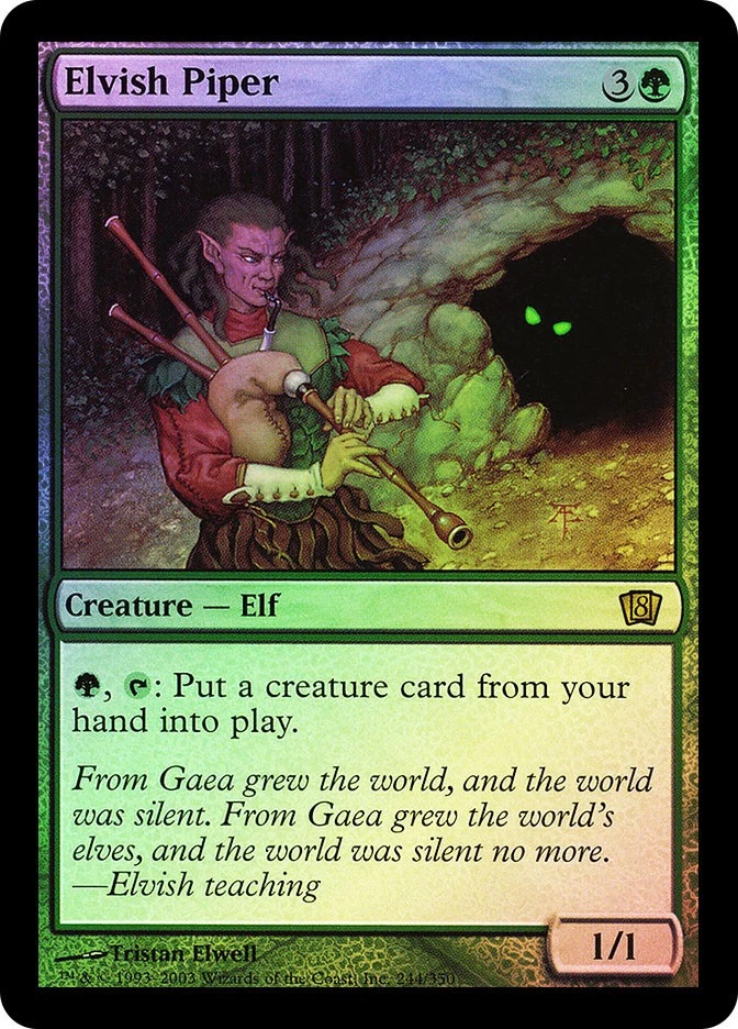 MTG FOIL Elvish Piper  - 8th Edition #244 - Image 1 of 1