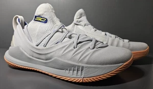 HERREN UNDER ARMOUR CURRY 5 ELEMENTAL TOKYO GRAU BASKETBALLSCHUHE GRÖSSE 9 - Bild 1 von 14