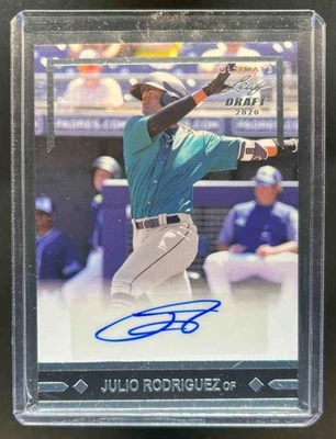 2020 Leaf Ultimate Julio Rodriguez 1991 Gold Rookies Auto #GLR-JR1 Mariners - Image 1 of 2