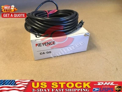 Keyence CA-D5 Illumination 5M Cordset Cable **NEW** (KB)  US Free TAX - Image 1 of 3