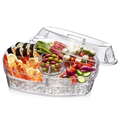 PRODYNE P-17 PARTY PLATTER ON ICE 3 PIECE SET - Image 1 of 4