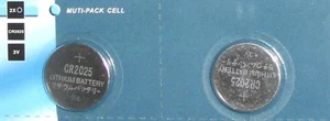LOT 2 PILES CR-2025 BATTERIE LITHIUM 3V NEUF - Imagen 1 de 1